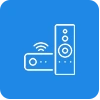 Icône boîtier IPTV compatible avec Android Box, Formuler, MAG et Apple TV