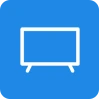Icône Smart TV compatible avec Samsung Tizen, LG webOS, Android TV et Apple TV