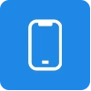 Icône smartphone compatible avec Android et iPhone pour regarder un IPTV France