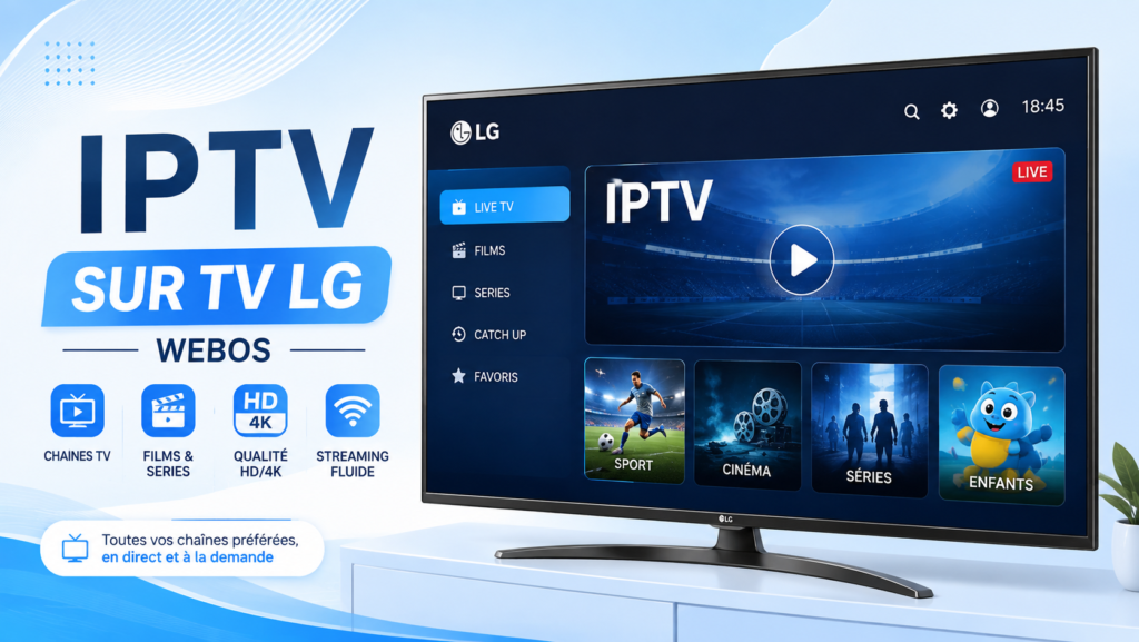 IPTV LG sur une TV LG WebOS