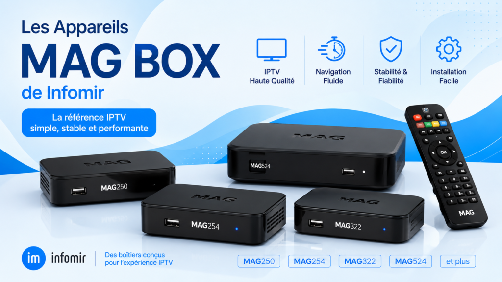 IPTV MAG sur boîtier MAG Box Infomir